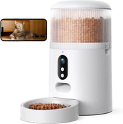 Automatic Cat Feeder Camera 3MP HD WiFi App Control 2 Way Audio 4L