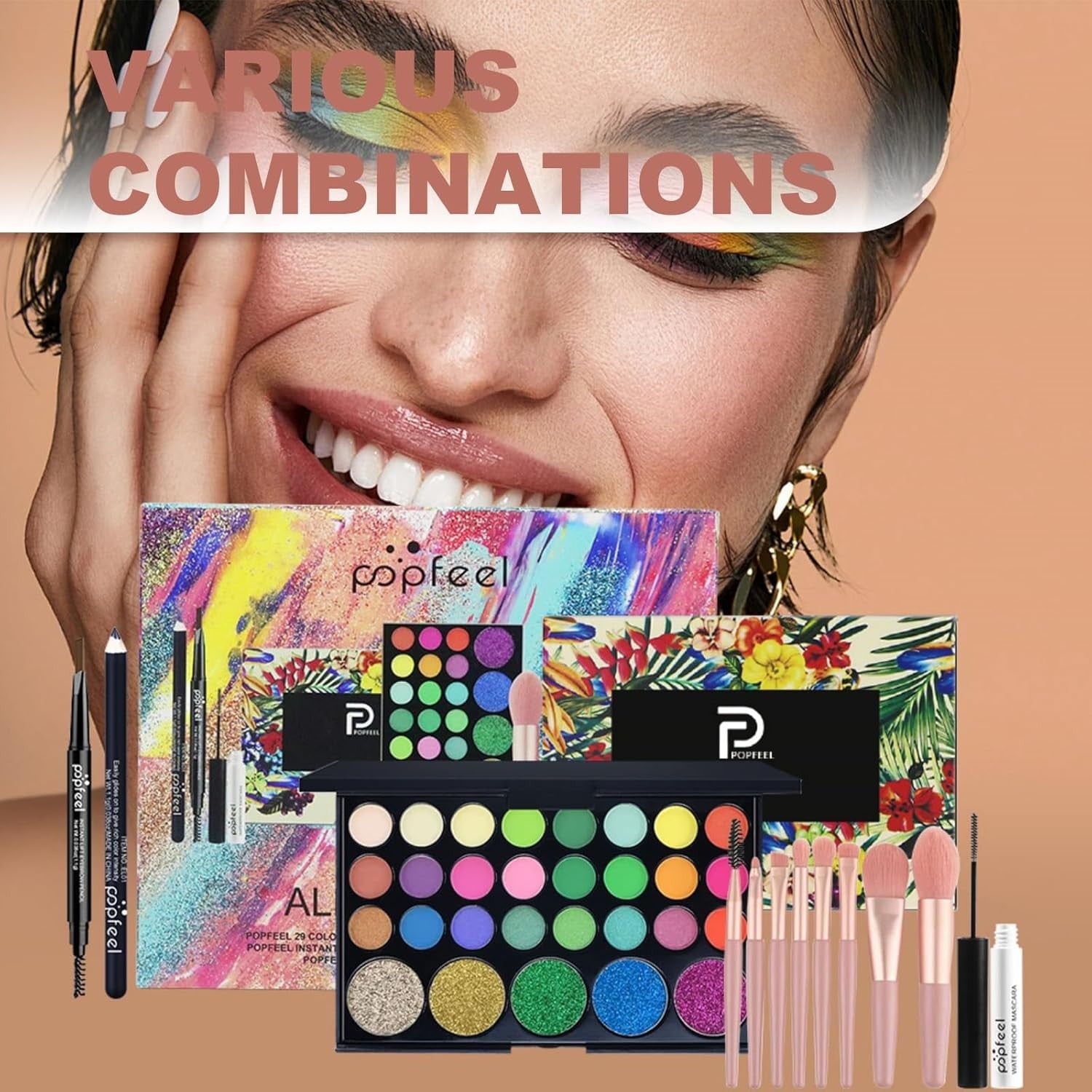 All In One Makeup Set Eyeshadow Palette Lipstick