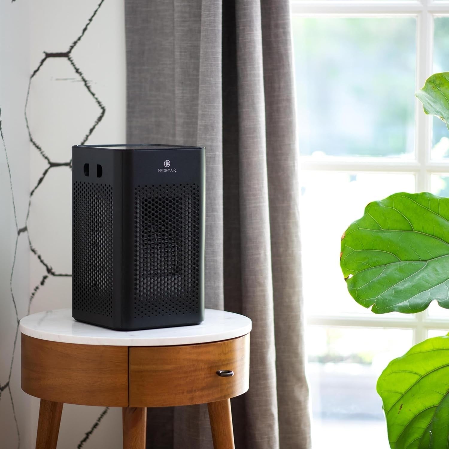 H13 HEPA Air Purifier 500 Sq Ft Dual Intake Night Mode Child Lock