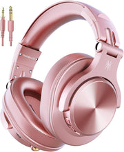 OneOdio Rose Gold Bluetooth Headphones 72H Studio Over Ear Foldable DJ Set