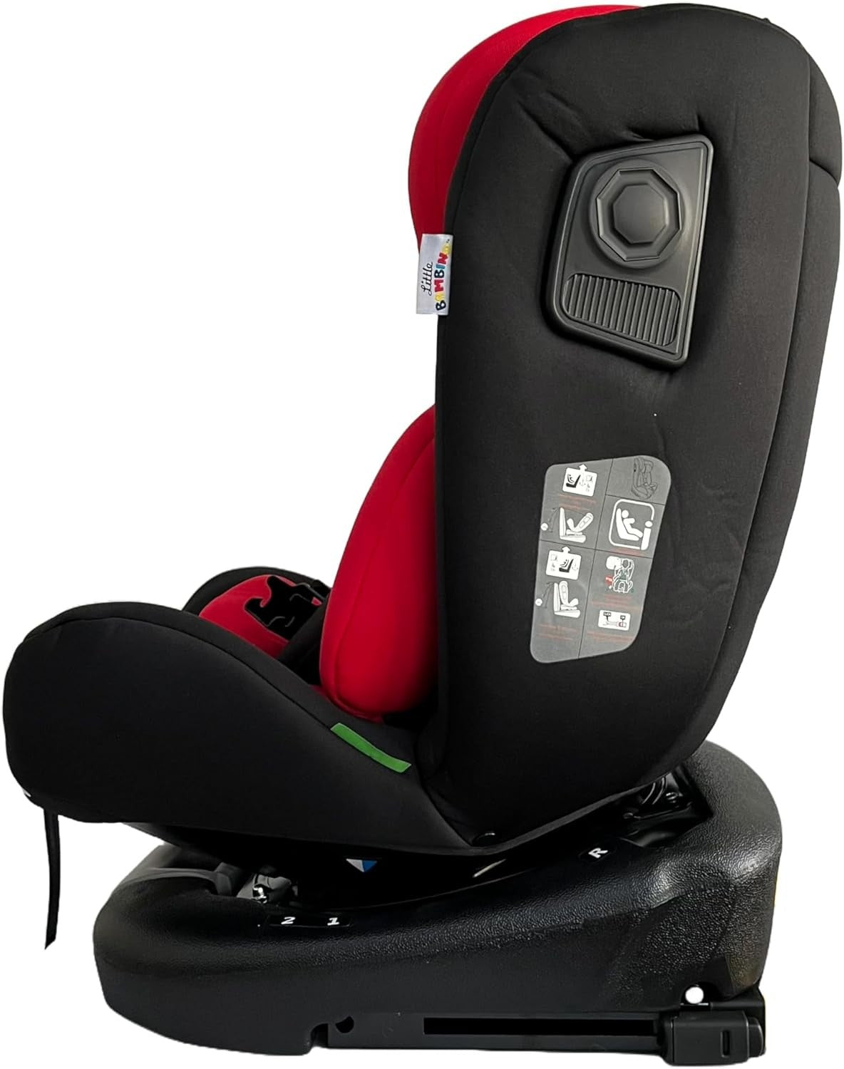 360° Rotating i-Size Car Seat ISOFIX R129 0–36kg Birth to 12 Years Red