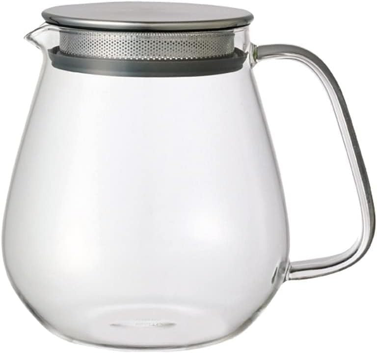 720ml Glass Teapot with Stainless Steel Strainer Heat Resistant Tea Pot