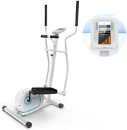 Elliptical Cross Trainer Home Fitness Machine LCD Display Heart Rate Monitor
