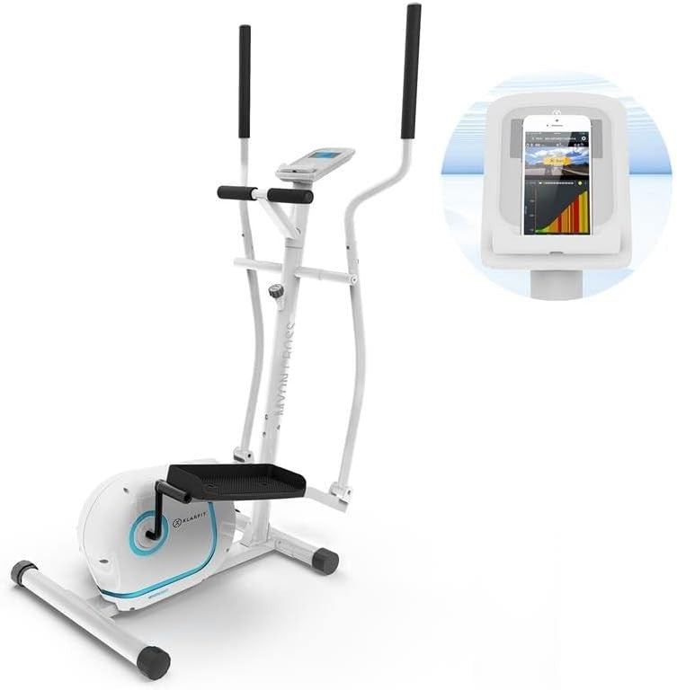 Elliptical Cross Trainer Home Fitness Machine LCD Display Heart Rate Monitor