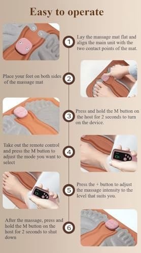 PiloFri NeuroRom Foot Massager Portable Battery-Powered Pain Relief Therapy
