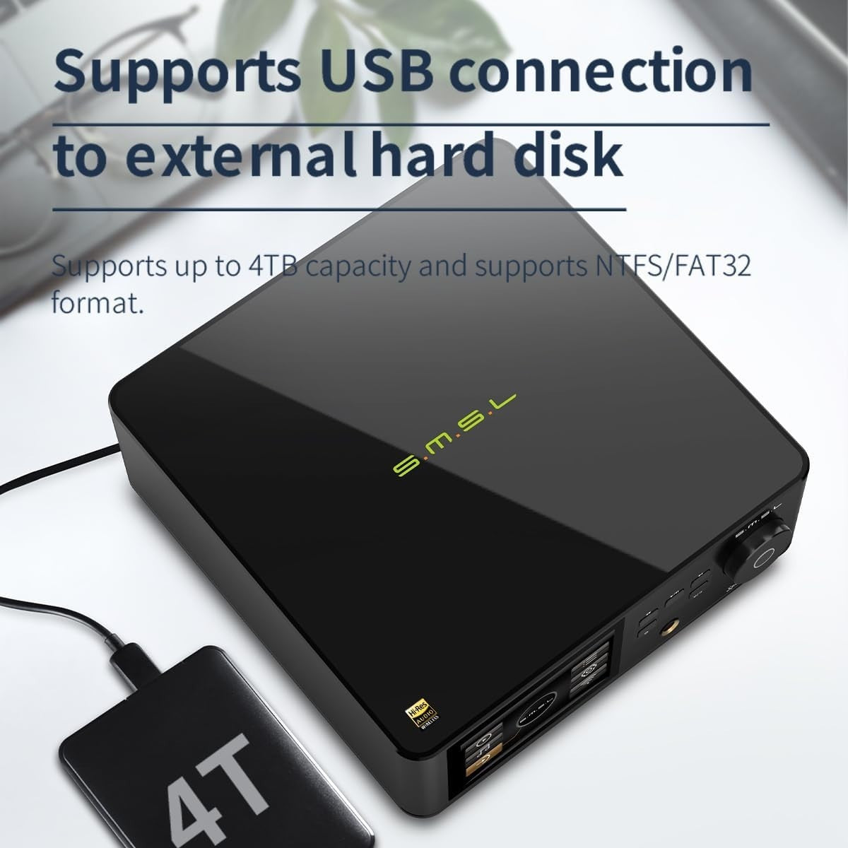 HiFi Network Audio Player DAC DSD Balanced Preamp WiFi AirPlay DLNA 7.1
