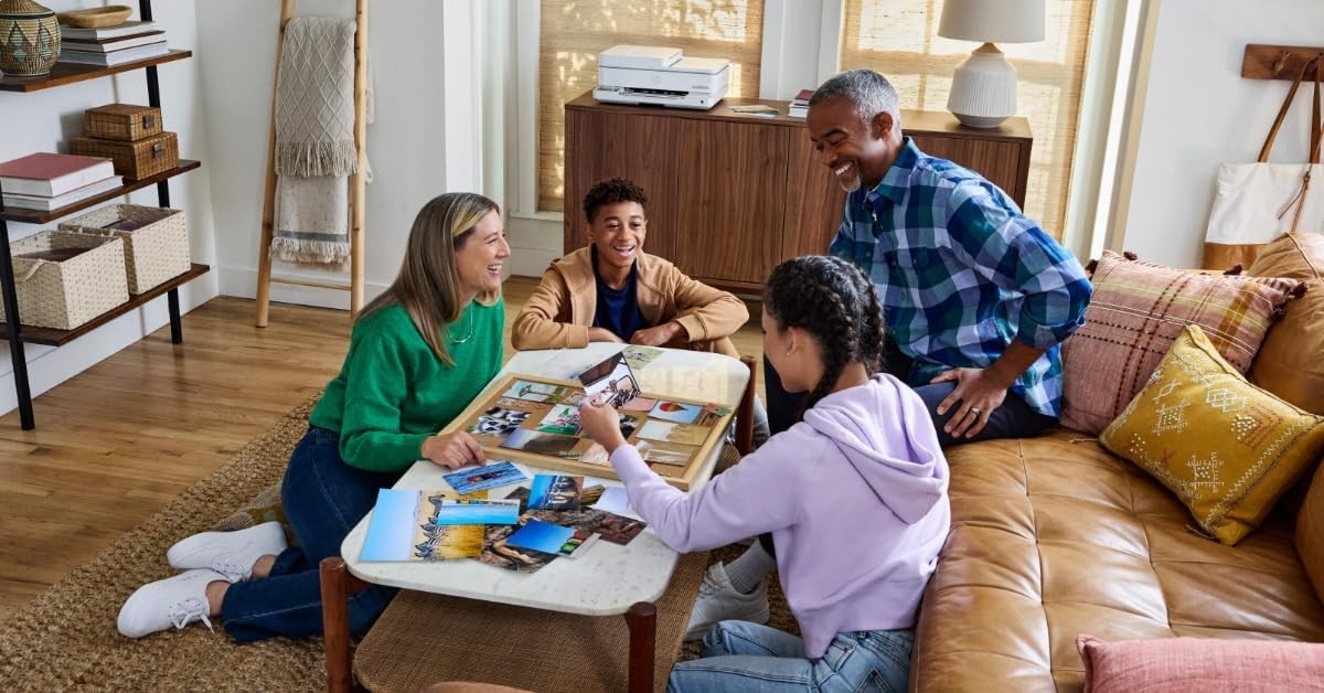 Wireless Colour All-in-One Home Printer White | Print, Scan, Copy