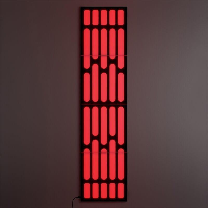 Star Wars Death Star LED Wall Panel Light – Remote Control, USB Powered, 124cm