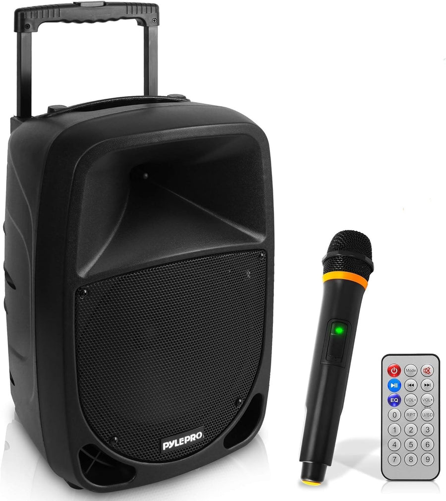 Pyle PA Music Box Portable Karaoke Speaker with Mic & Bluetooth