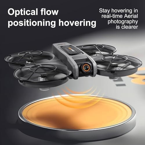Foldable Drone with LCD Screen Remote, Dual 720P Cameras & 2 Batteries
