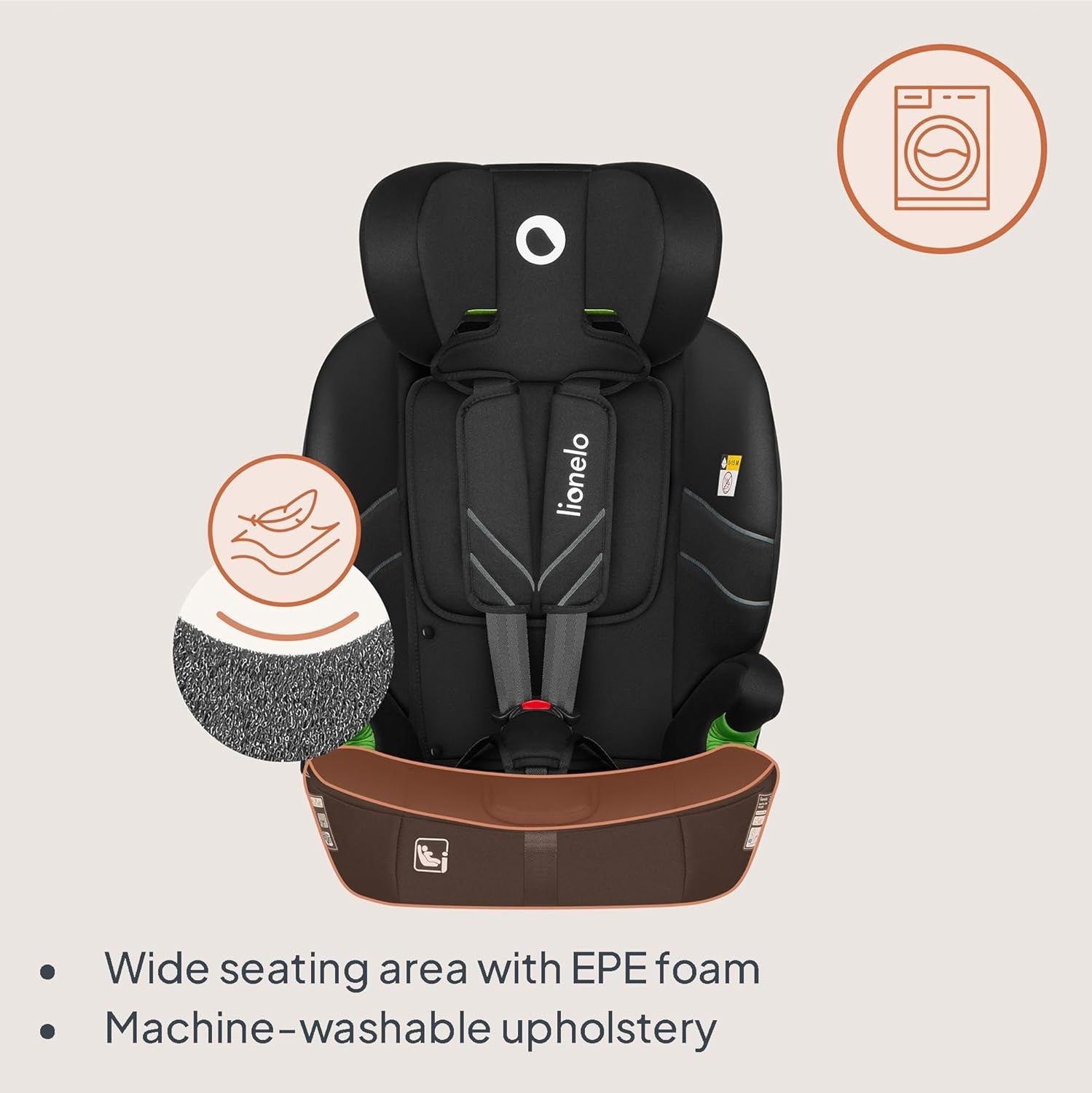 i-Size Car Seat 76–150cm ISOFIX R129 Booster Side Impact Adjustable