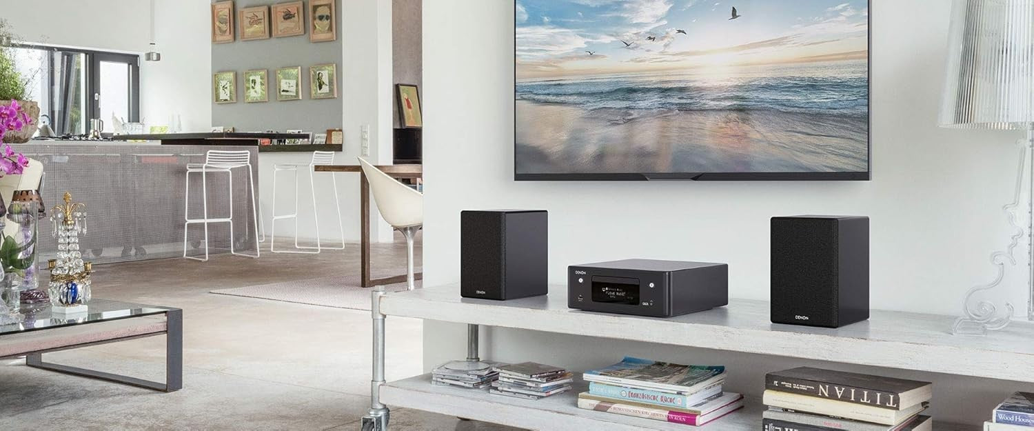 Compact HiFi System CD Player Bluetooth TV Sound Multiroom Smart Voice Control