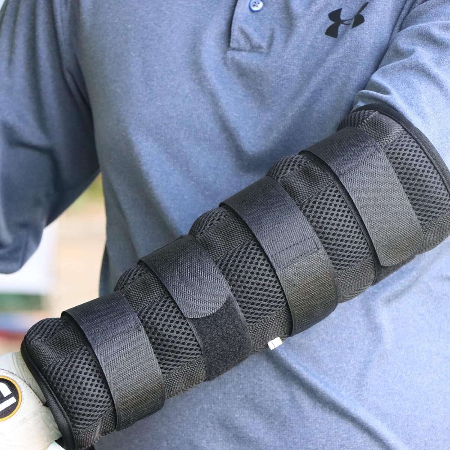 Golf Swing Elbow Brace Straight Arm Training Aid 13"