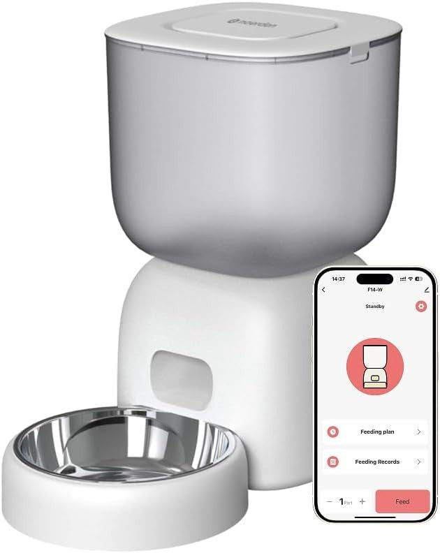 WiFi Smart Pet Feeder 3L Automatic Cat Dog Food Dispenser App Control