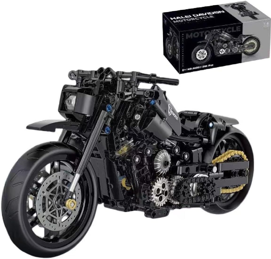 Superbike Motorbike Building Kit 586PCS | 1:8 Scale Display Toy Gift