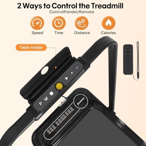 4-in-1 Folding Walking Pad 12km/h Incline APP Control Quiet Wide Belt Home