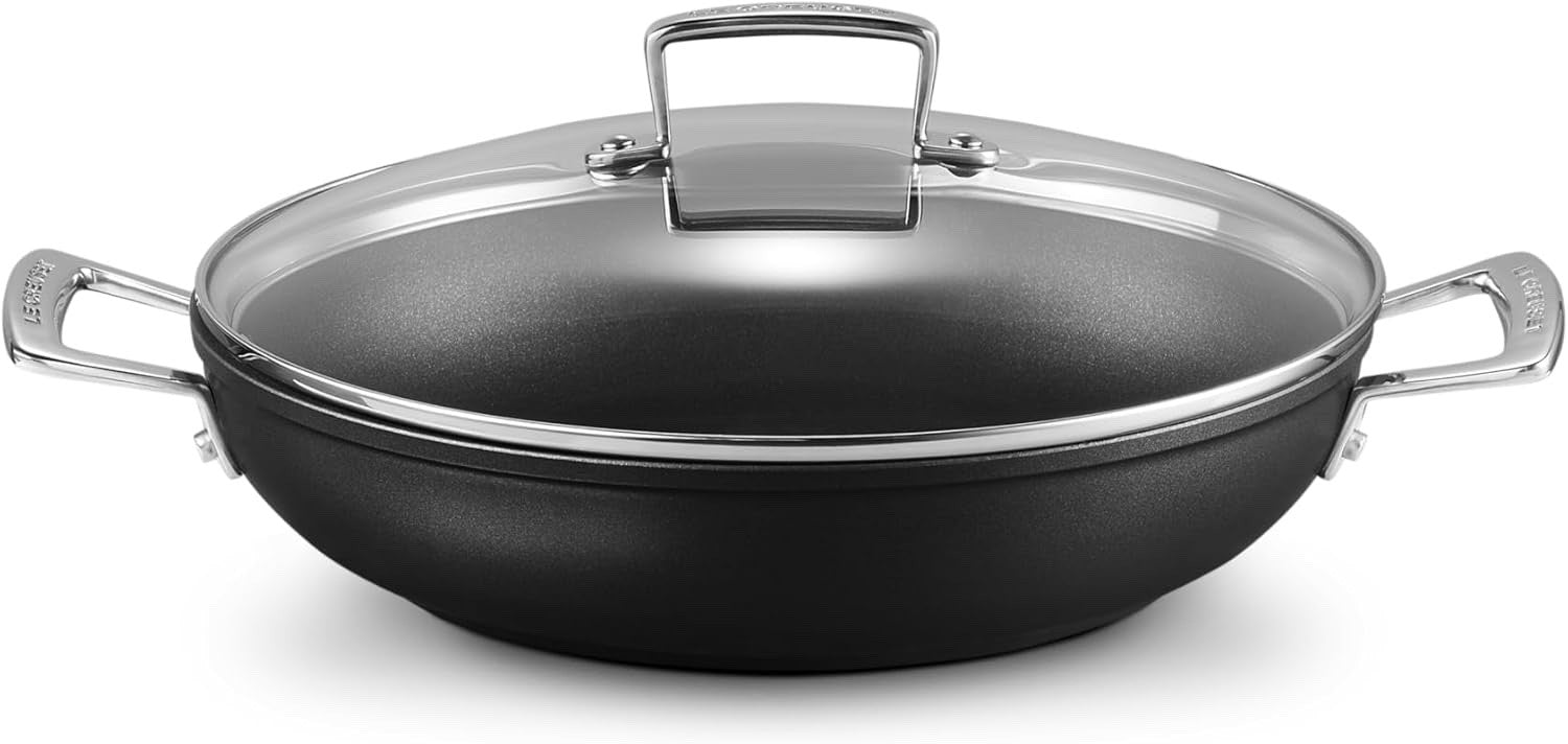 28cm Toughened Non Stick Casserole with Glass Lid – Oven & Induction Safe