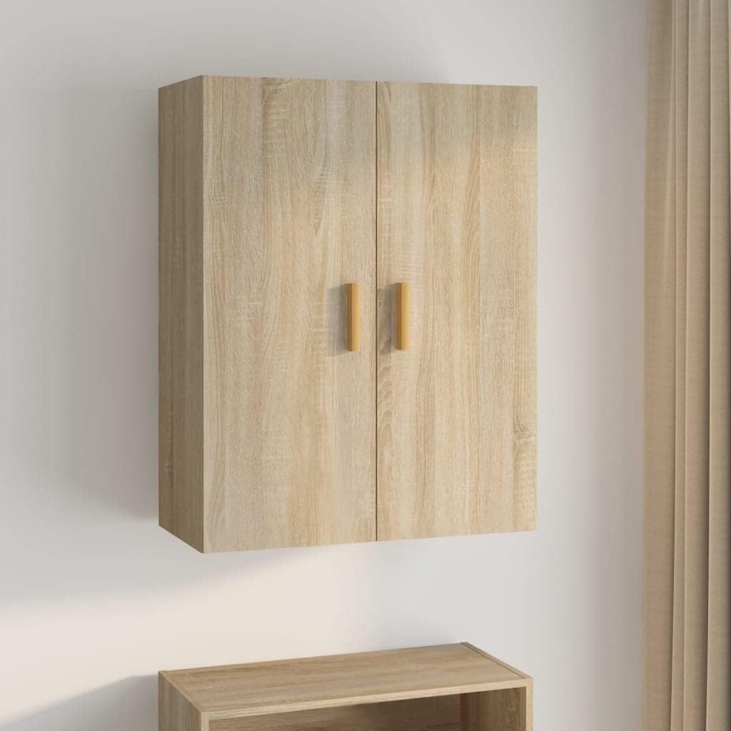 Sonoma Wall Cabinet Storage Unit with Doors, 3 Compartments, Modern Look
