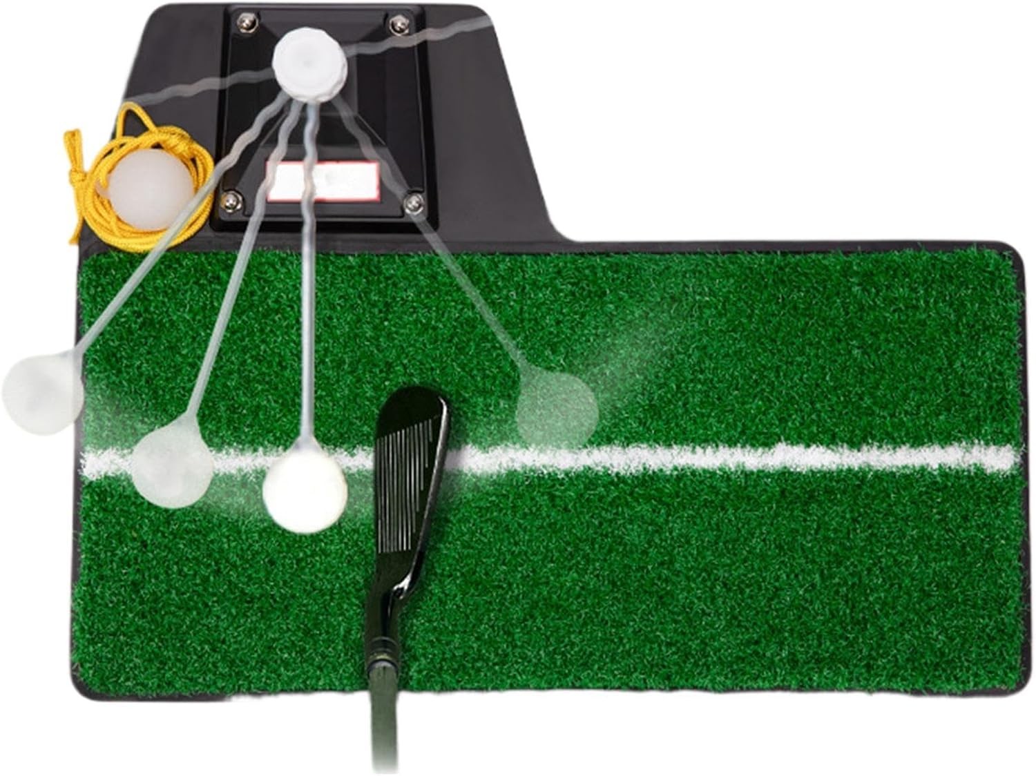 Golf Swing Training Aid Adjustable Hitting Mat Practice Simulator