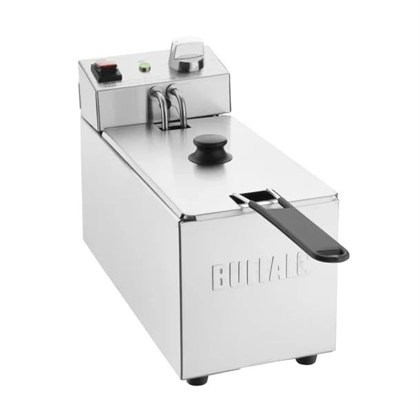 Commercial Deep Fat Fryer 3L 2000W Stainless Steel Countertop Basket