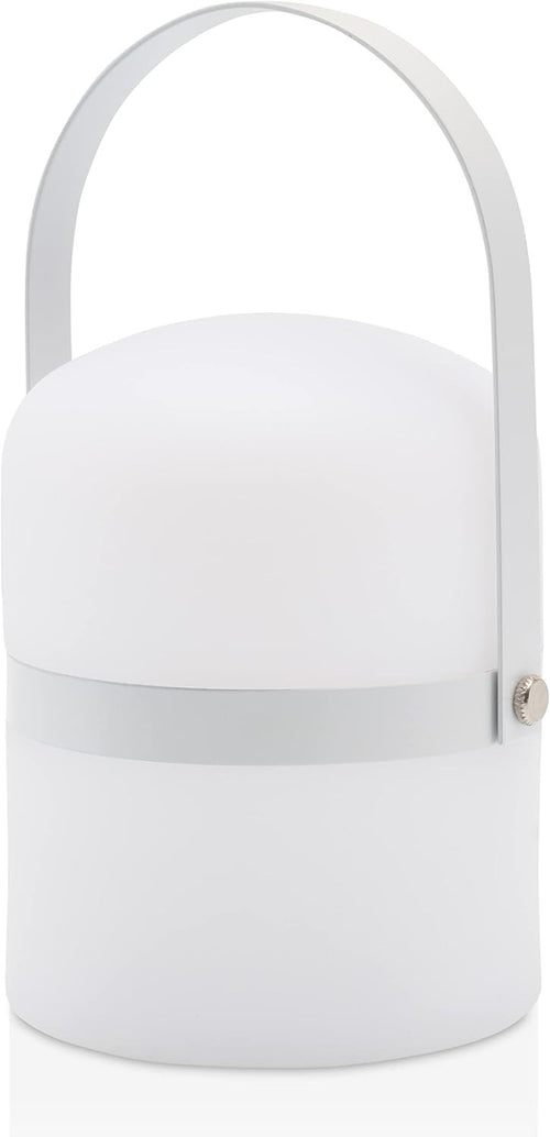 LED Lantern White 26.5cm Portable Rechargeable