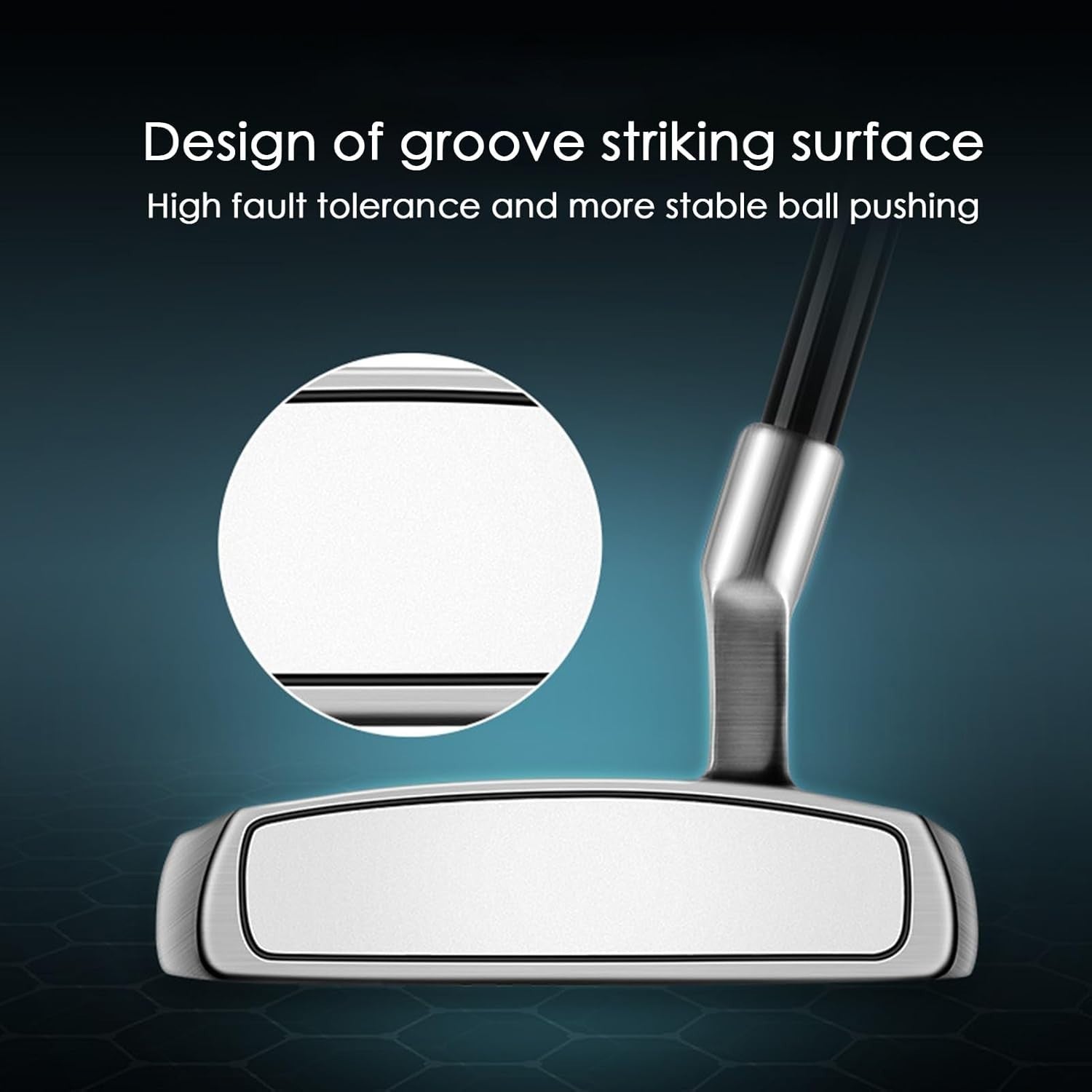 Golf Putter Stainless Steel Beginner Easy Alignment White Lines