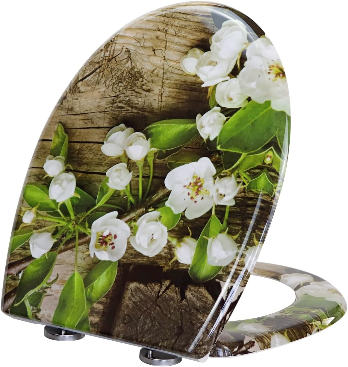 Colourful Toilet Seat Duroplast Quick Release Top Fix 45x37cm