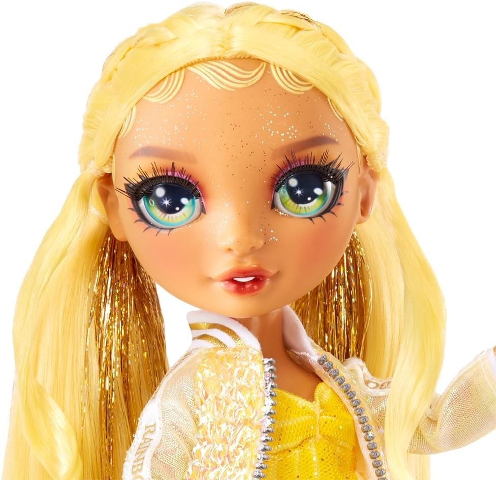 Yellow Fashion Doll with Sparkle Slime Magical Pet Accessories 28cm