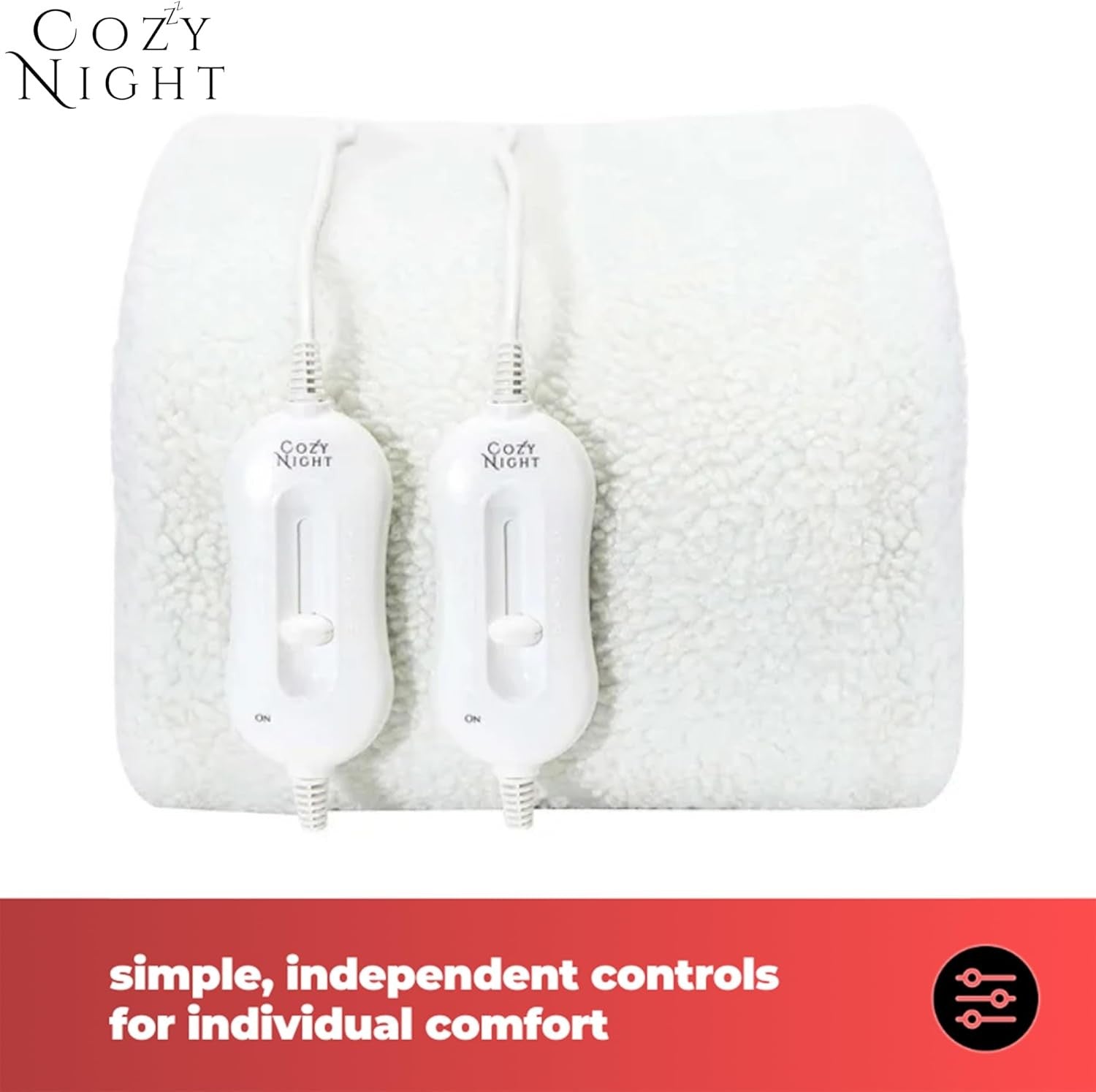 Double Electric Blanket Underblanket 140x192cm Dual Control Heated Mattress