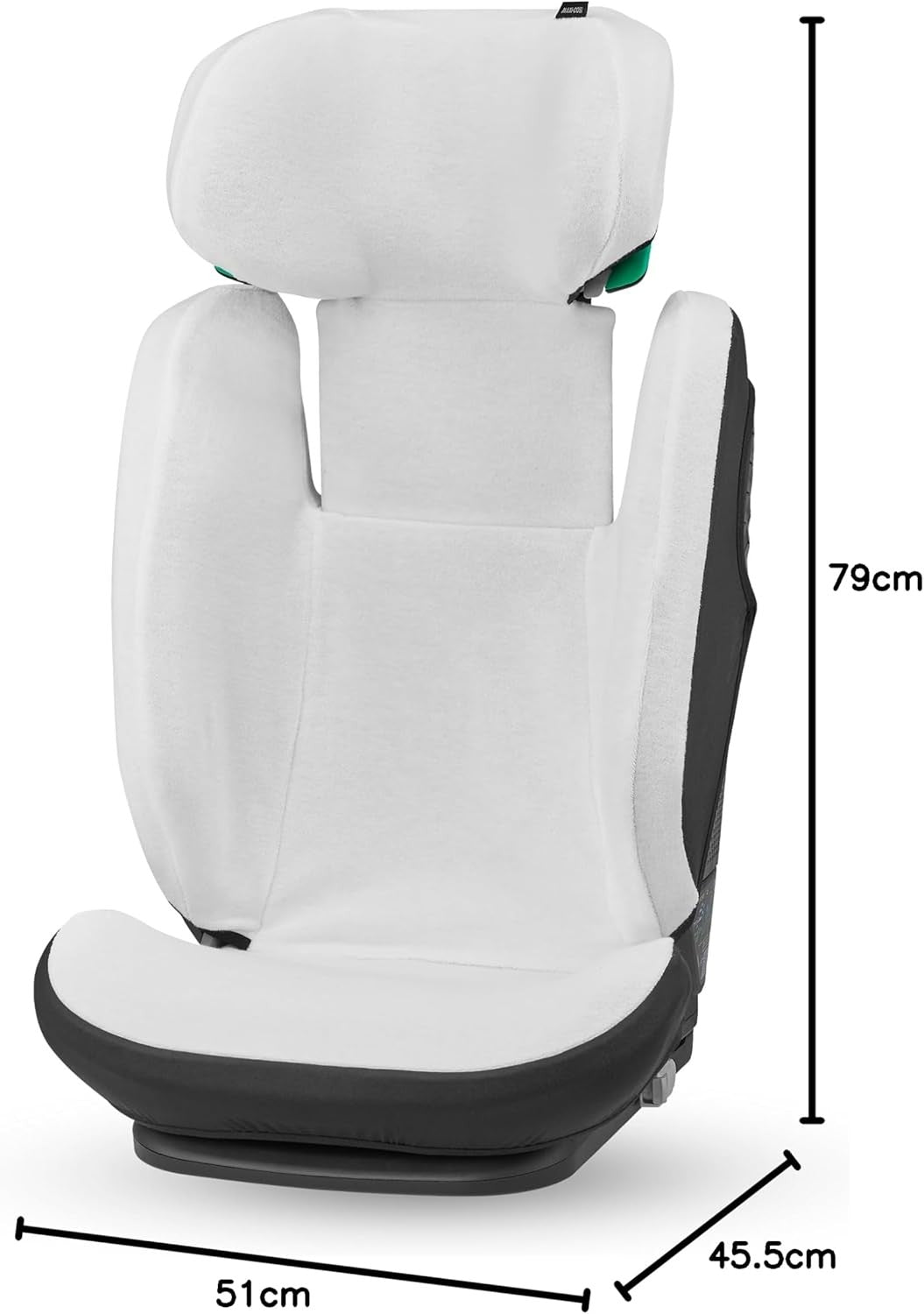 Organic Cotton Car Seat Summer Cover Breathable Moisture Absorbing Washable