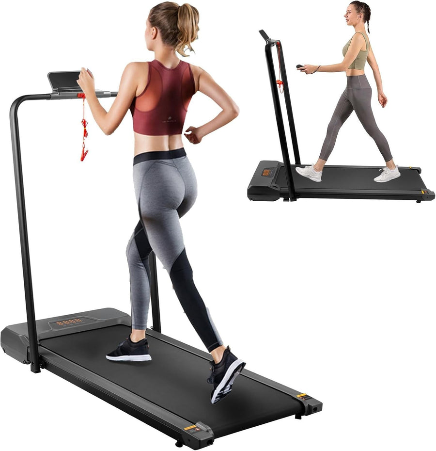 Chiidou Folding 3-in-1 Treadmill 0.6-7.5 mph Under Desk & Home Use