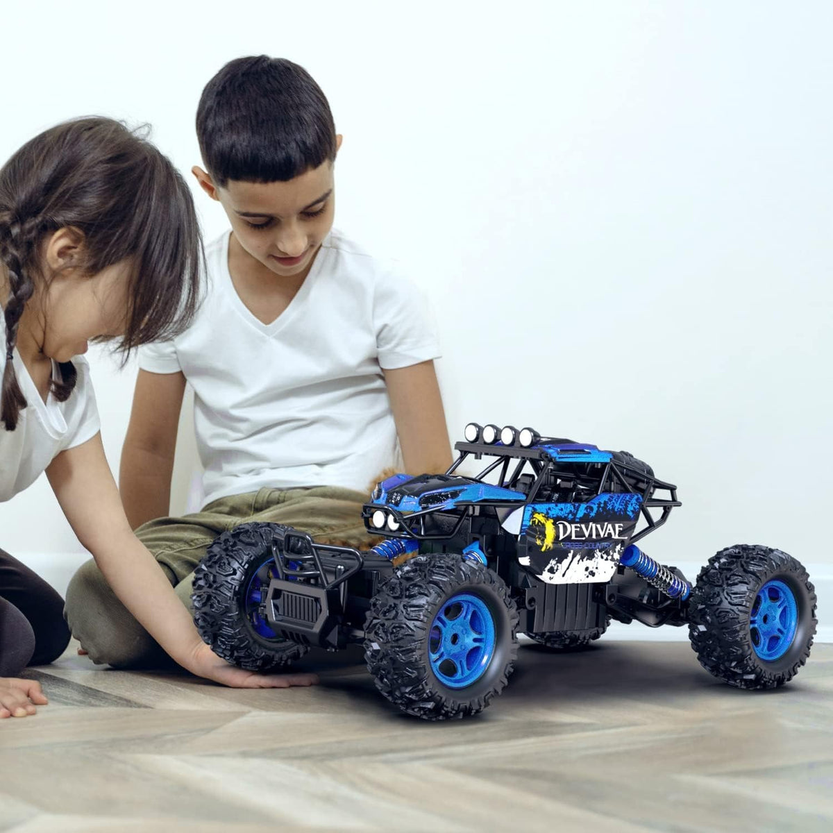 1:12 4WD RC Monster Truck Off-Road Remote Control Car 2.4GHz for Kids