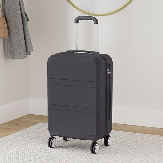 Medium Travel Suitcase 24” ABS+PC Hard Shell Spinner Wheels TSA Lock