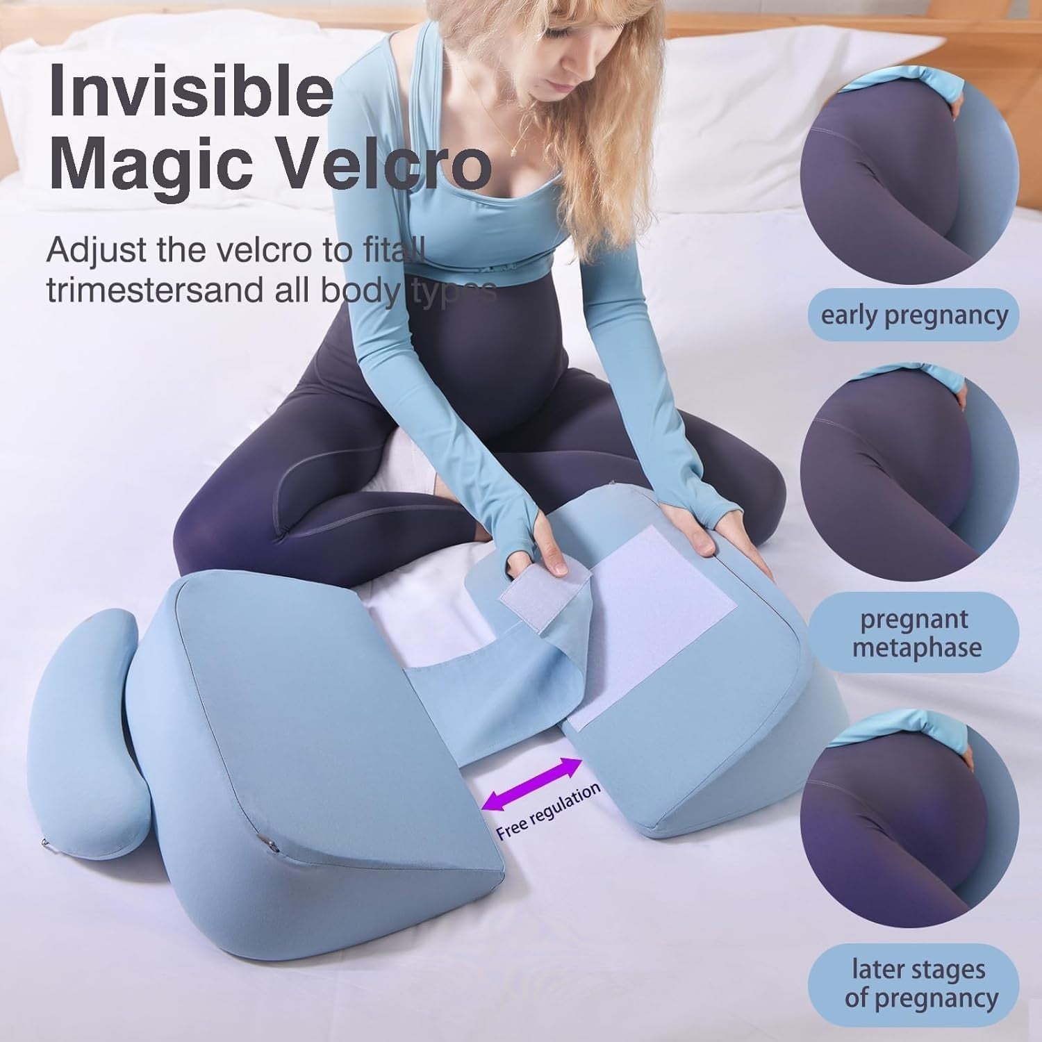 Pregnancy Pillow U Shape Memory Foam Maternity Support Body Sleeping Pillow