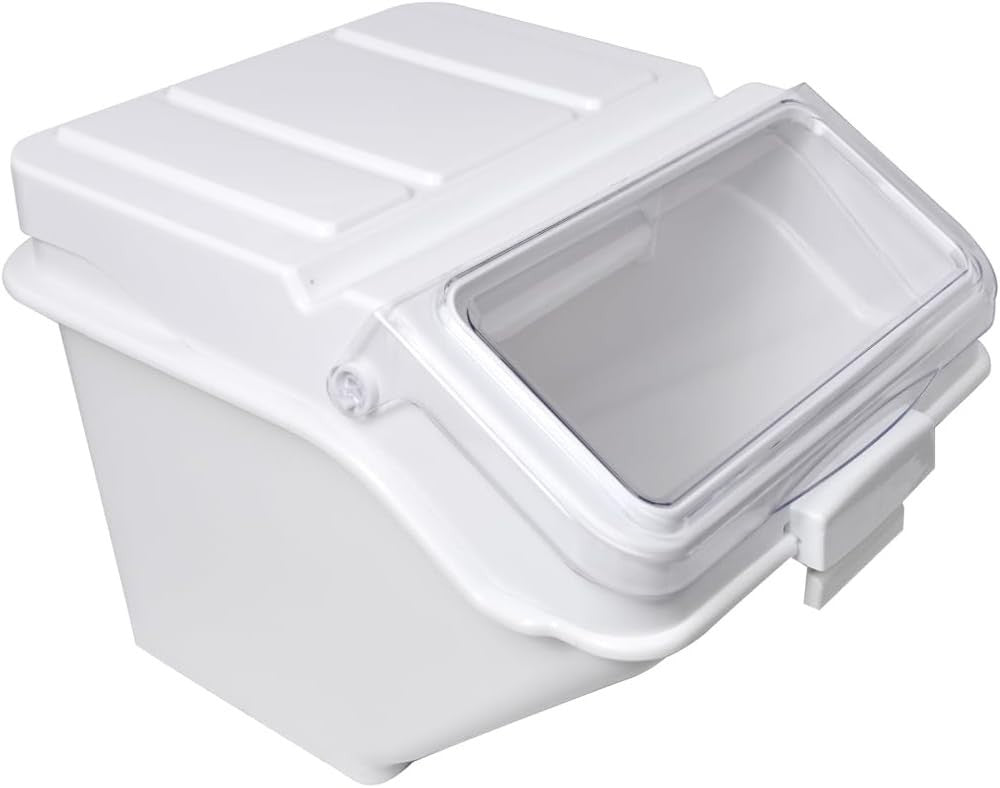47L Commercial Ingredient Bin PP Flour Grain w Lid
