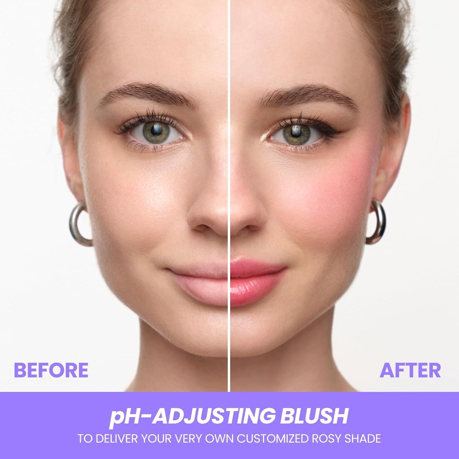 pH Activated Cream Blush Stick Multi Use Cheek & Lip Tint Cooling
