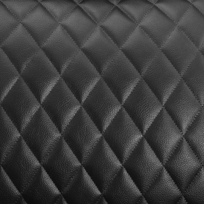 Black Faux Leather 3 Seater Recliner Sofa Manual Lounge Couch Padded