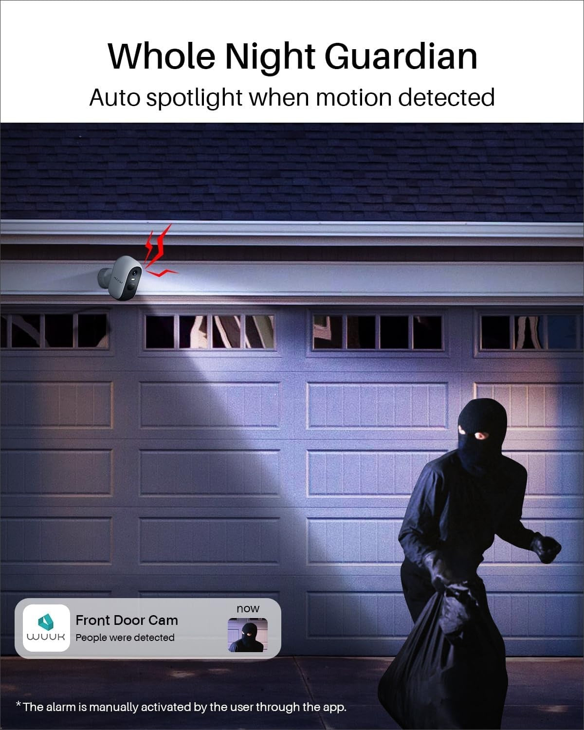 2 Camera Wireless Security System 2K Night Vision No Monthly Fee