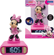 Kids Cartoon Alarm Clock Night Light LED Display Snooze Sounds Bedroom