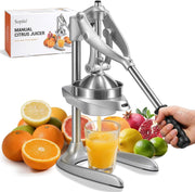 Manual Citrus Juicer Heavy Duty Stainless Steel Max Juice Press