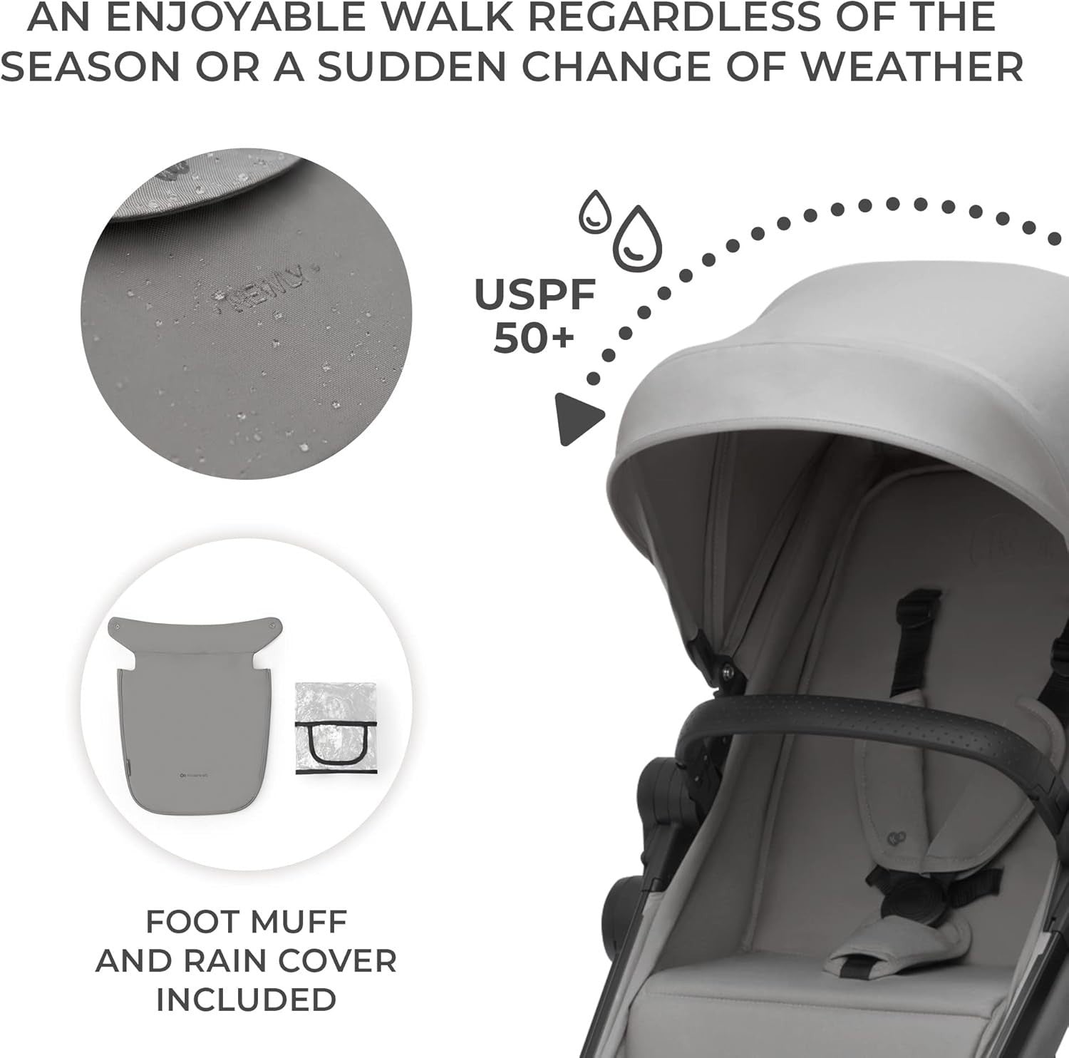 4 in 1 Baby Travel System 22kg, ISOFIX Car Seat, Lightweight Pram