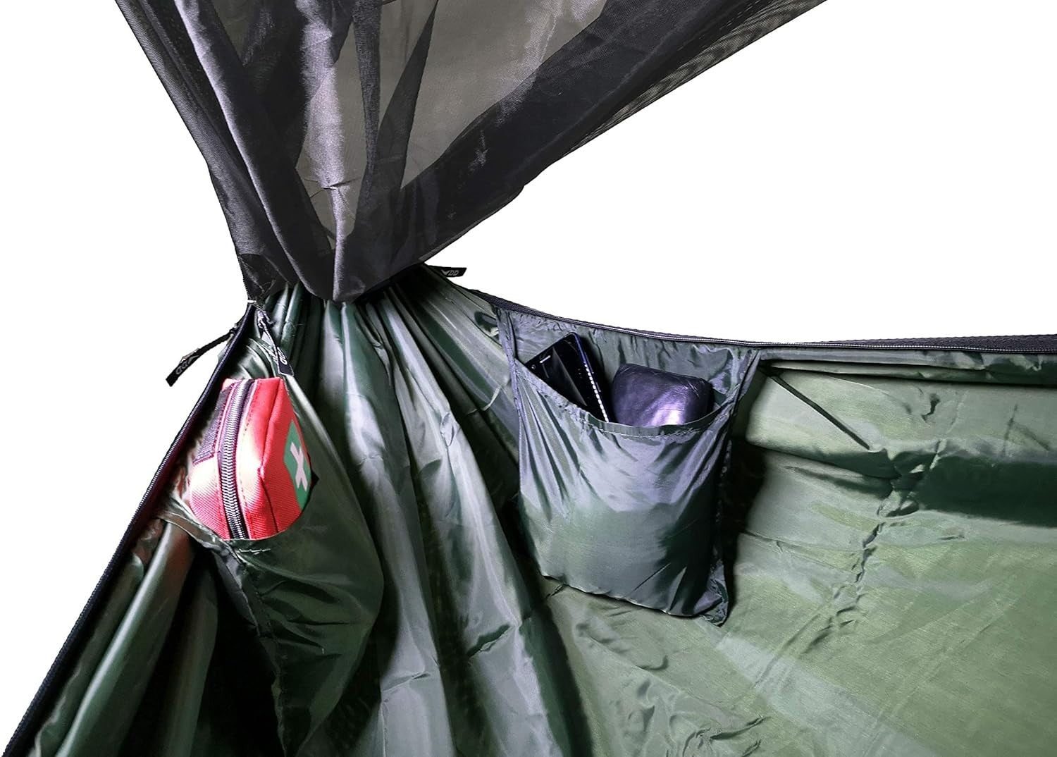 Lightweight Jungle Hammock with Mosquito Net 4-Season Camping Backpacking