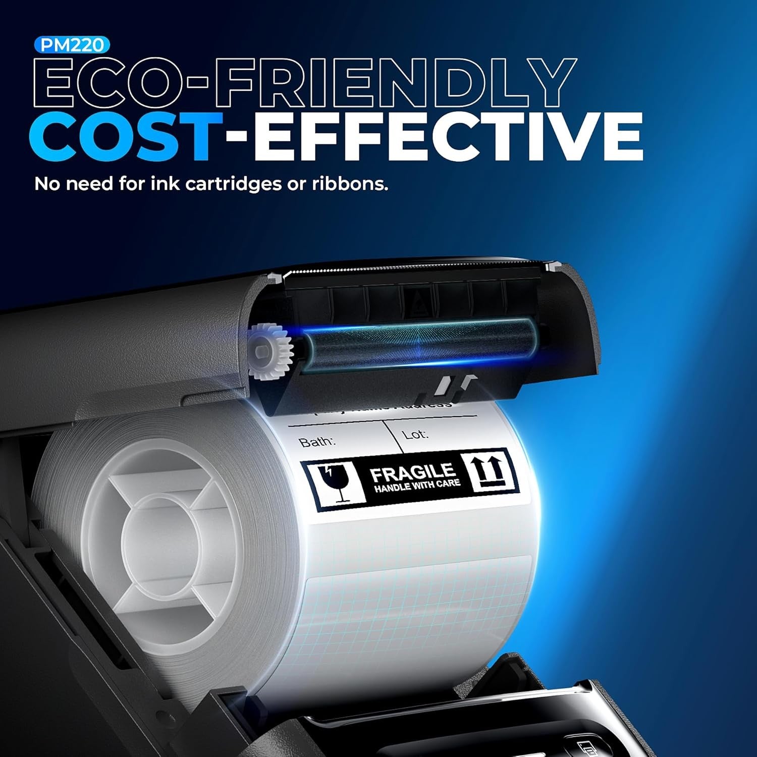 Bluetooth Label Maker 5cm Thermal Sticker Printer Portable