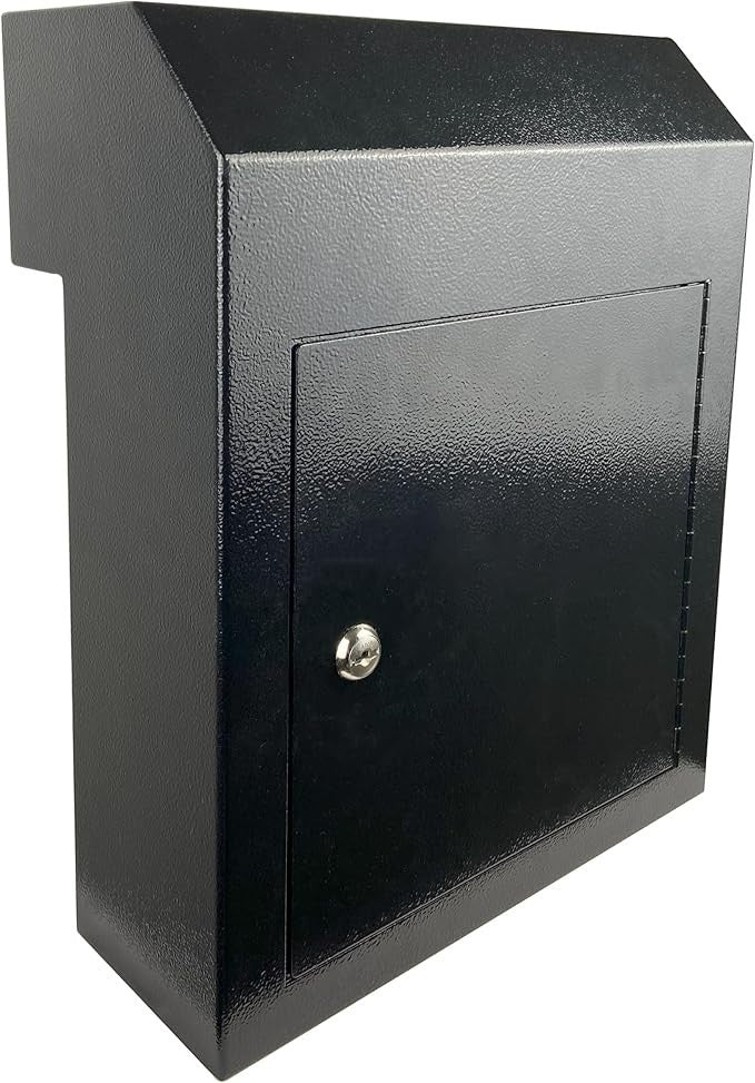 Secure Steel Mail Drop Box Locking Wall Safe | Anti-Theft Deposit Slot | Medium