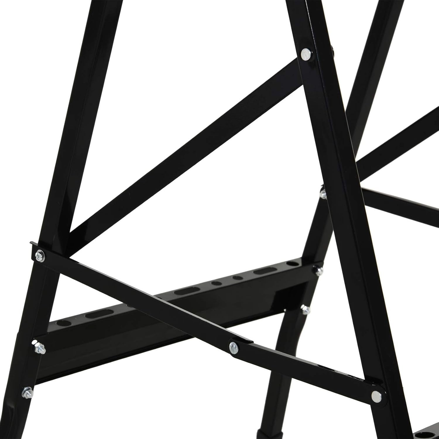 4-in-1 Folding Work Bench Sawhorse Clamp Table w/ Pegs Ruler Portable 100kg