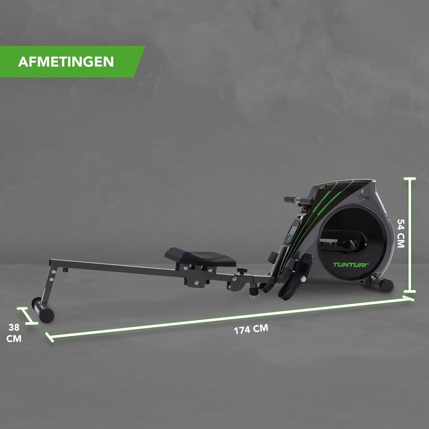 R20 Magnetic Rowing Machine Foldable Quiet Rower LCD Home Gym 100KG