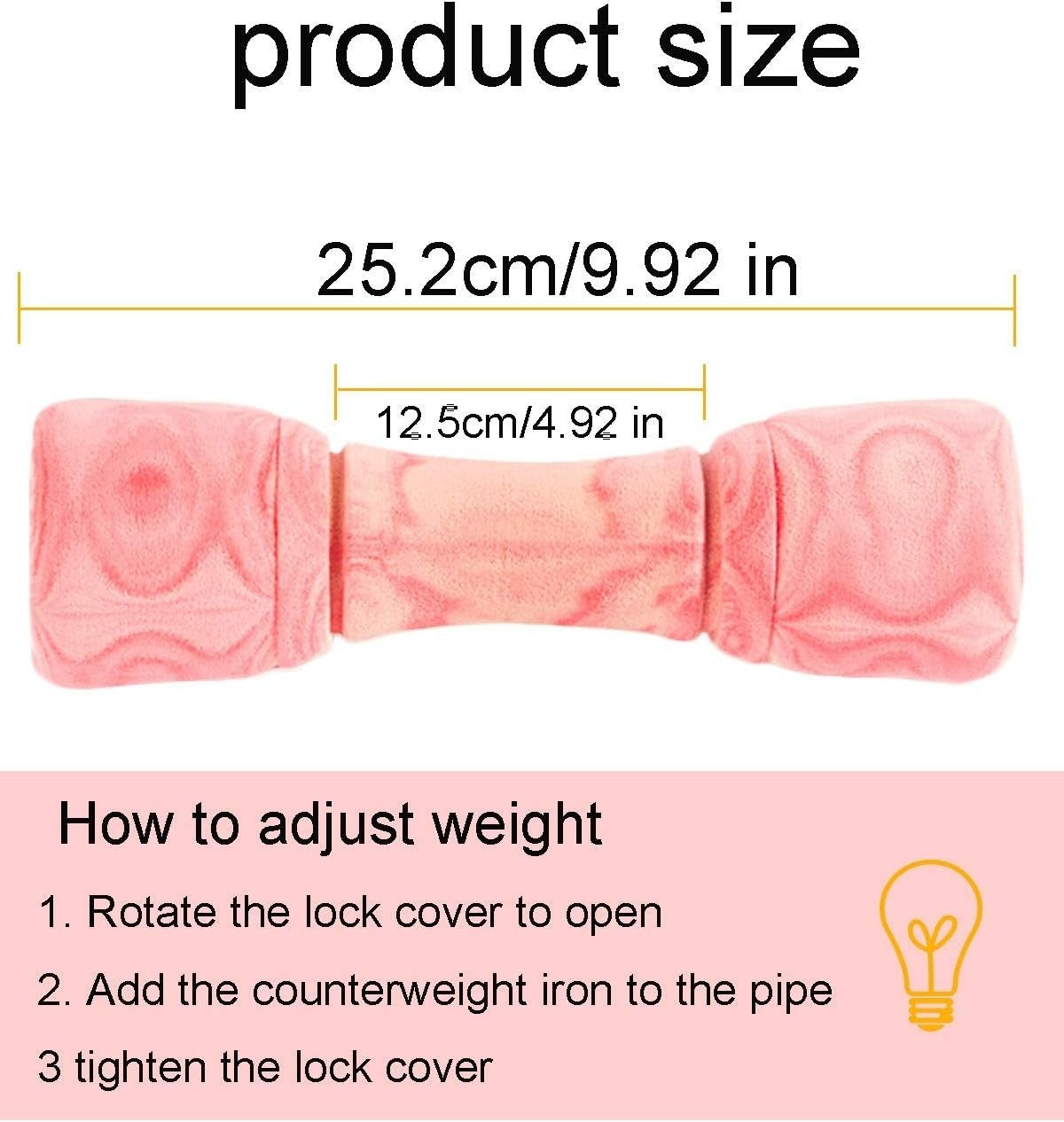 Ladies Adjustable Hand Weights Pair 1–4kg Non Slip Home Fitness