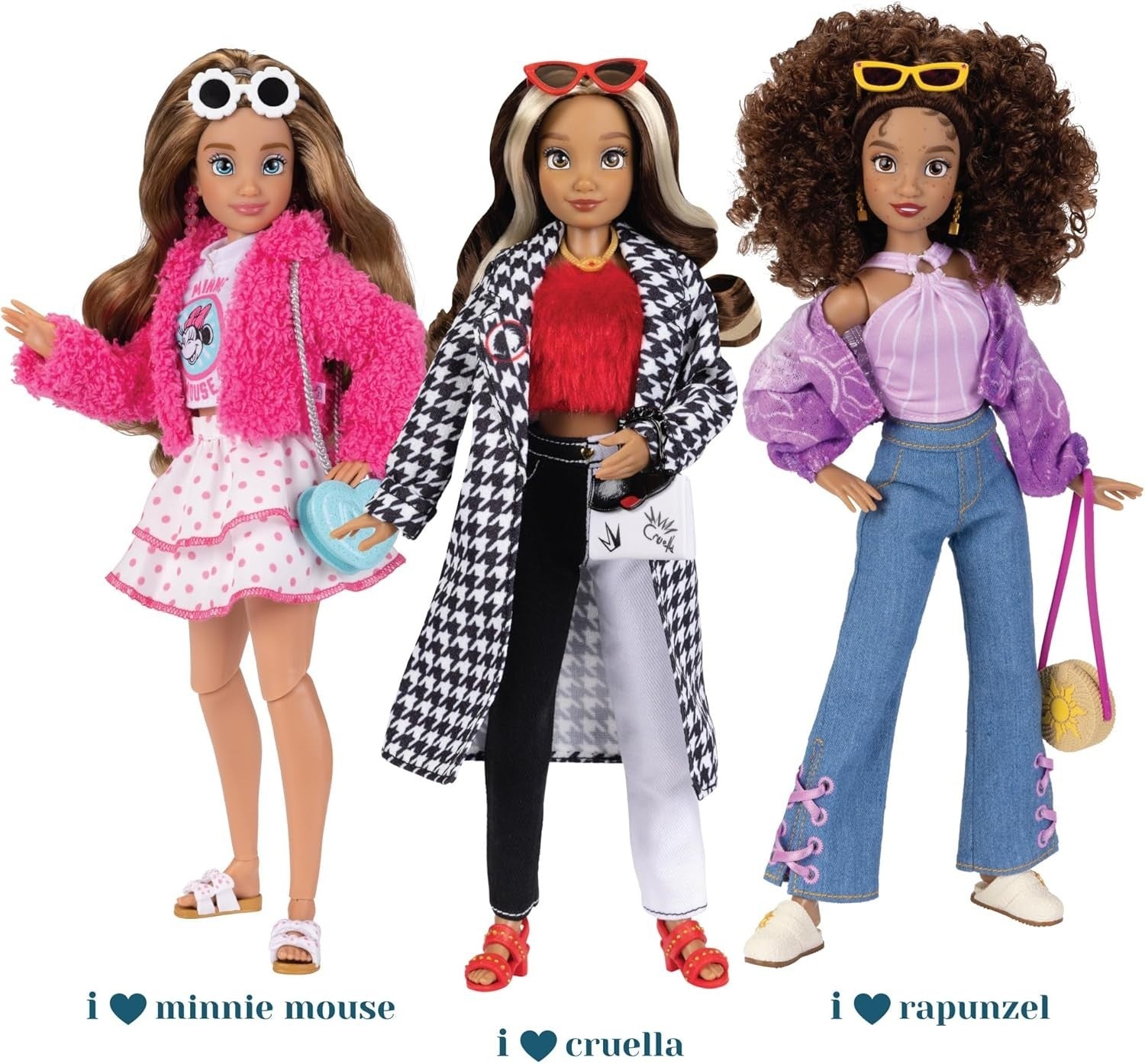 Articulated Fashion Doll 11.5in Mix Match Outfits Glitter Ring Gift