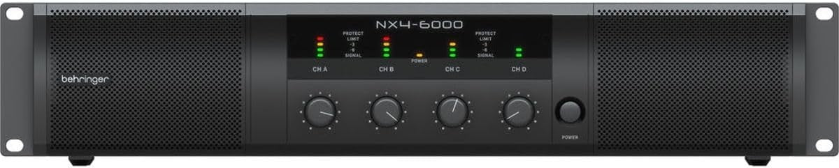 6400W 4-Channel Class-D Power Amplifier NX4-6000 SmartSense