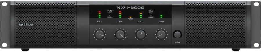 6400W 4-Channel Class-D Power Amplifier NX4-6000 SmartSense